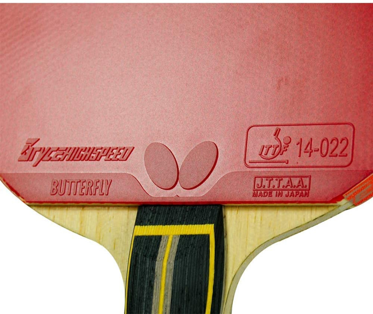 BUTTERFLY TABLE TENNIS RUBBER BRYCE HIGH SPEED, RED, 2.1, , large image number null